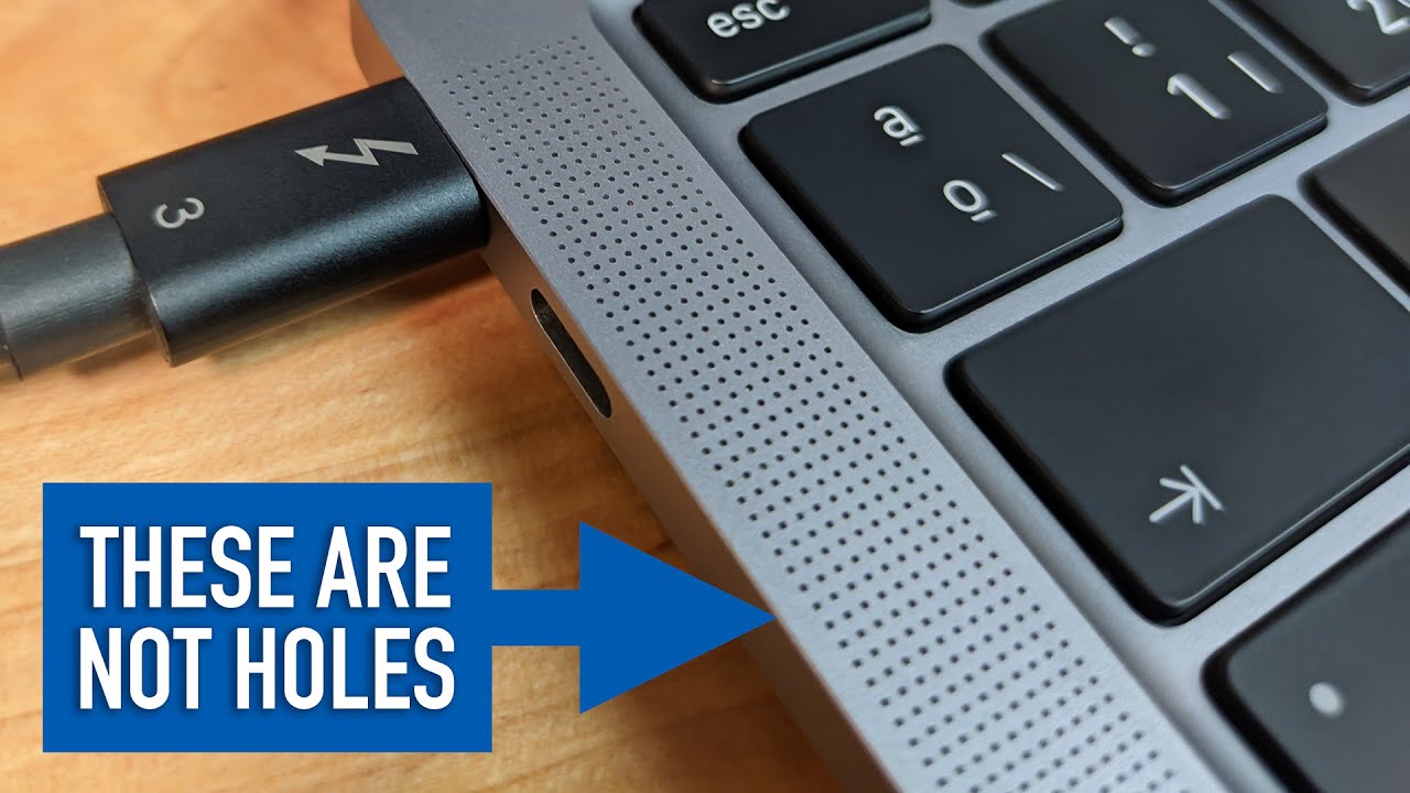 Cleaning the Speaker Grille Holes on a MacBook Pro or MacBook Air