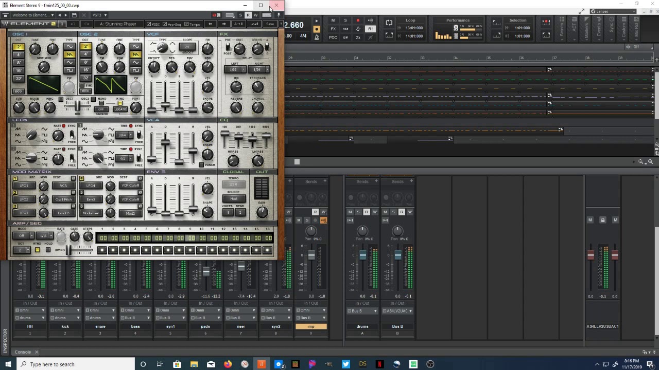 One Synth Song: S1 E1 Waves Element2