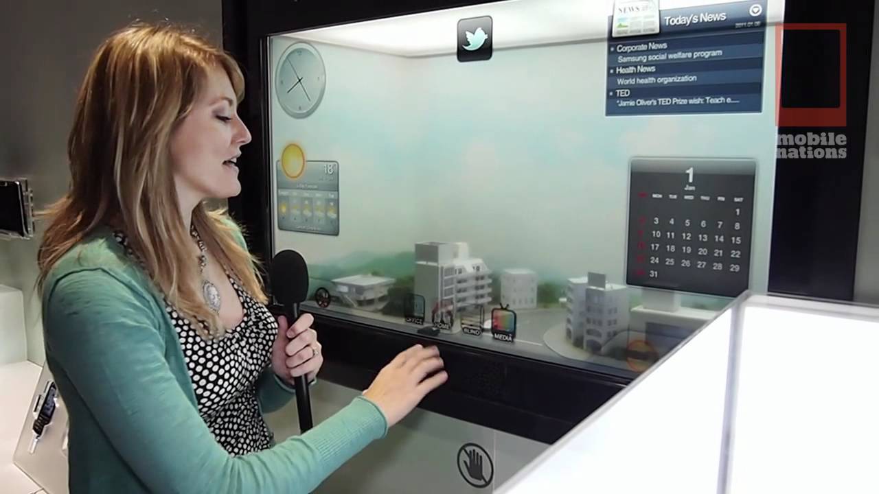 CES - Samsung's Smart Window