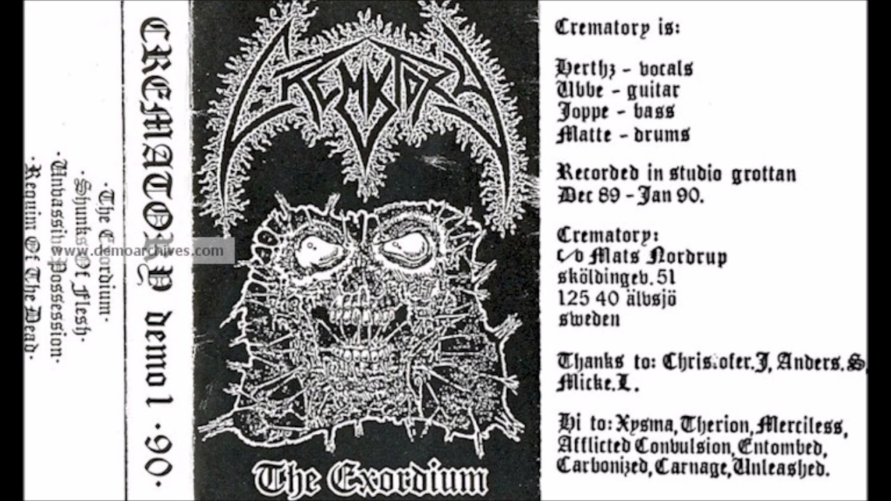 Crematory (SWE) - The Exordium (Full Demo) - 1990
