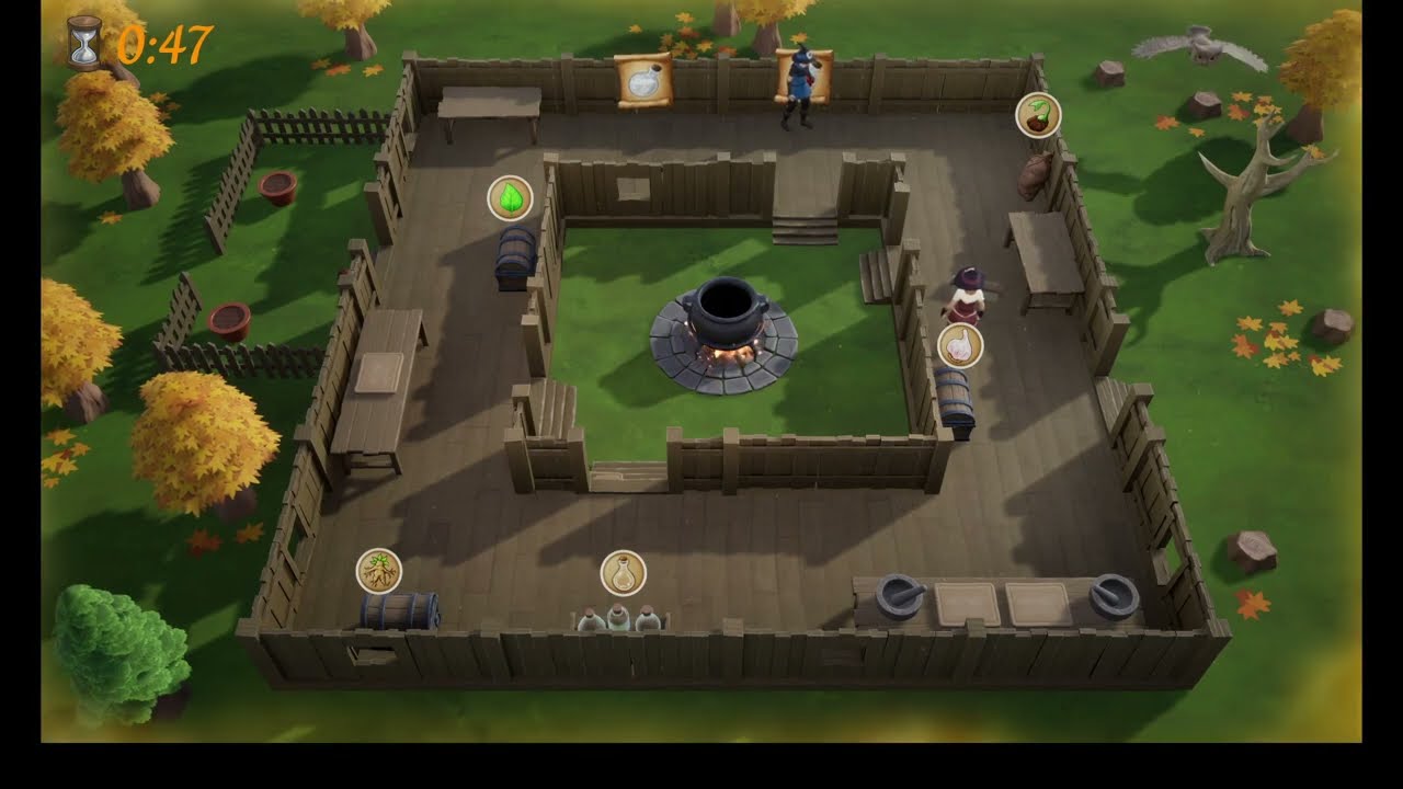 Witchtastic Level 5 (2 Player Co-Op) 3 Gems - No Commentary