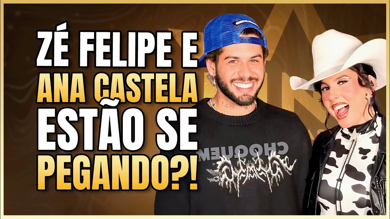 ANA CASTELA FLERTA COM ZÉ FELIPE NO PALCO E PÚBLICO PEDE QUE SE BEIJEM! | LINK PODCAST