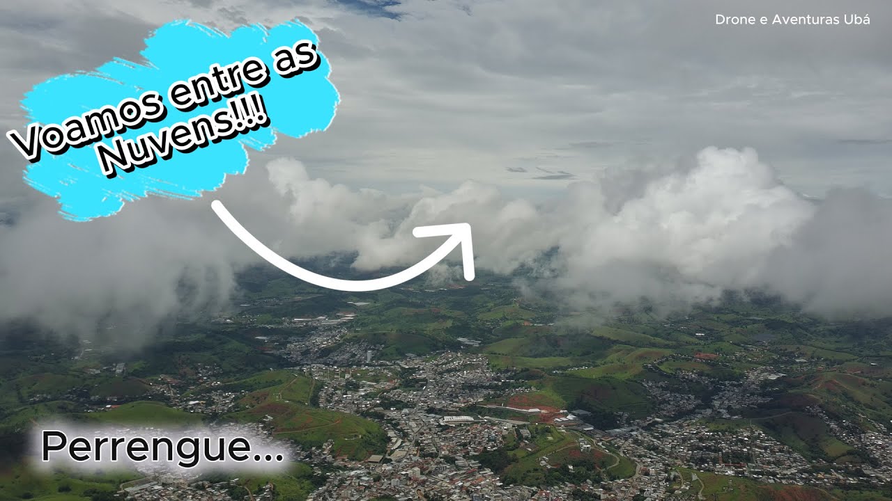 Vôo entre as nuvens!
