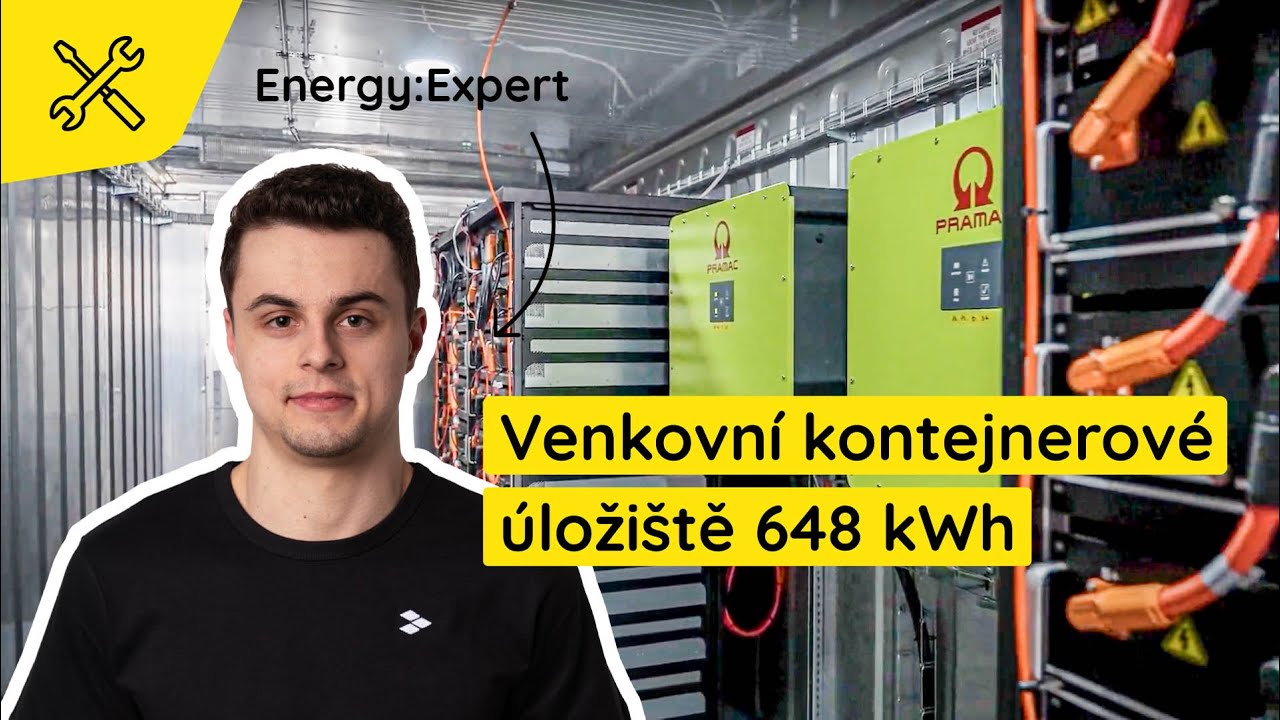 Pylontech + Pramac = venkovní kontejnerové úložiště s kapacitou 648 kWh - SIKO Čimelice