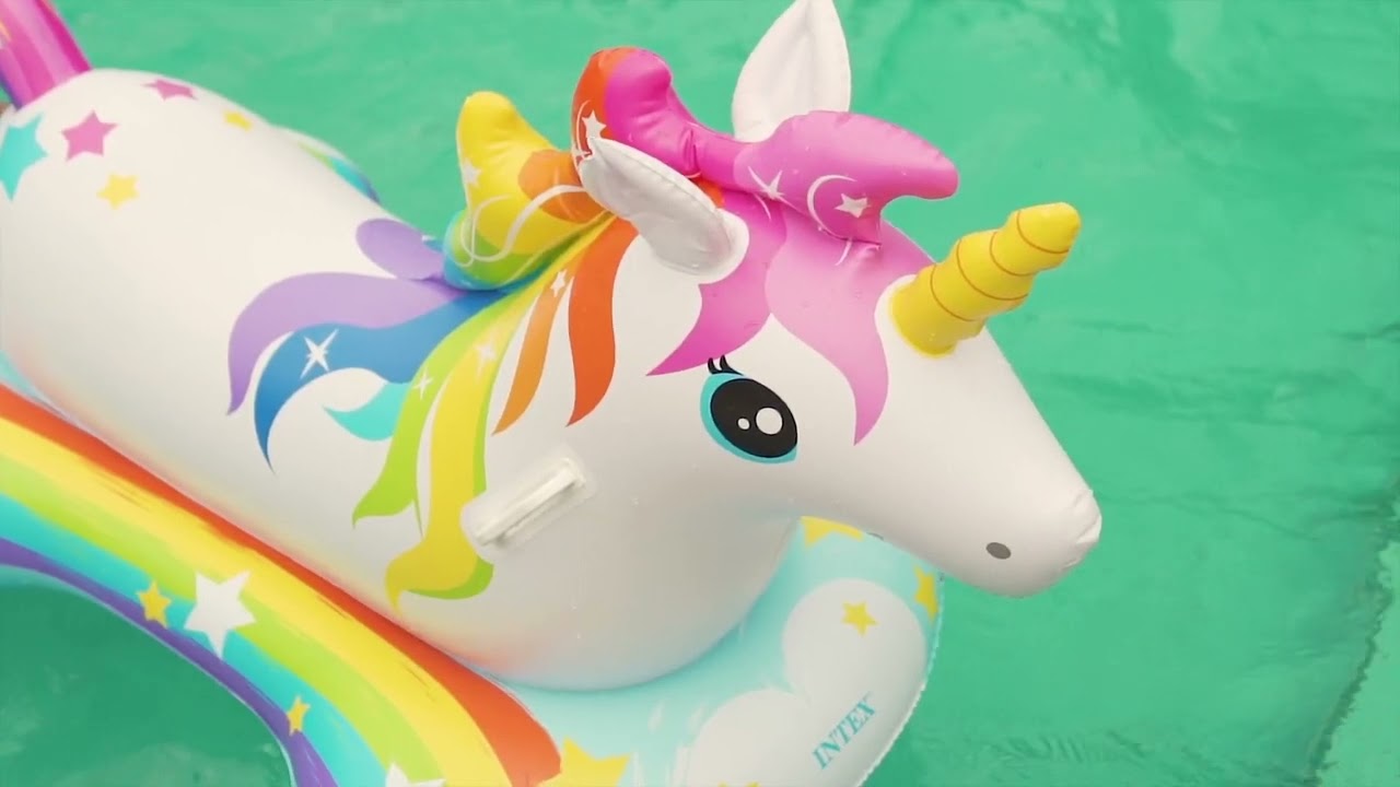 INTEX 57552 Inflatable Unicorn Ride On @ AiYOYO.my