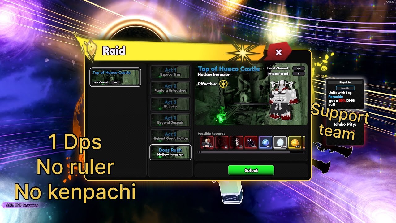 Solo boss rush 1 dps no ruler | Roblox Universal Tower Defense 