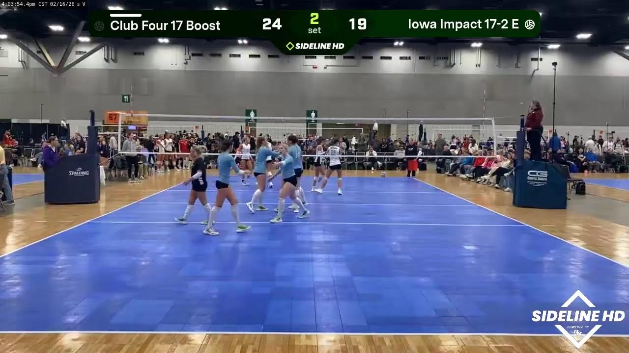 Iowa Impact 17-2 E vs. Club Four 17 Boost (2026.02.16)