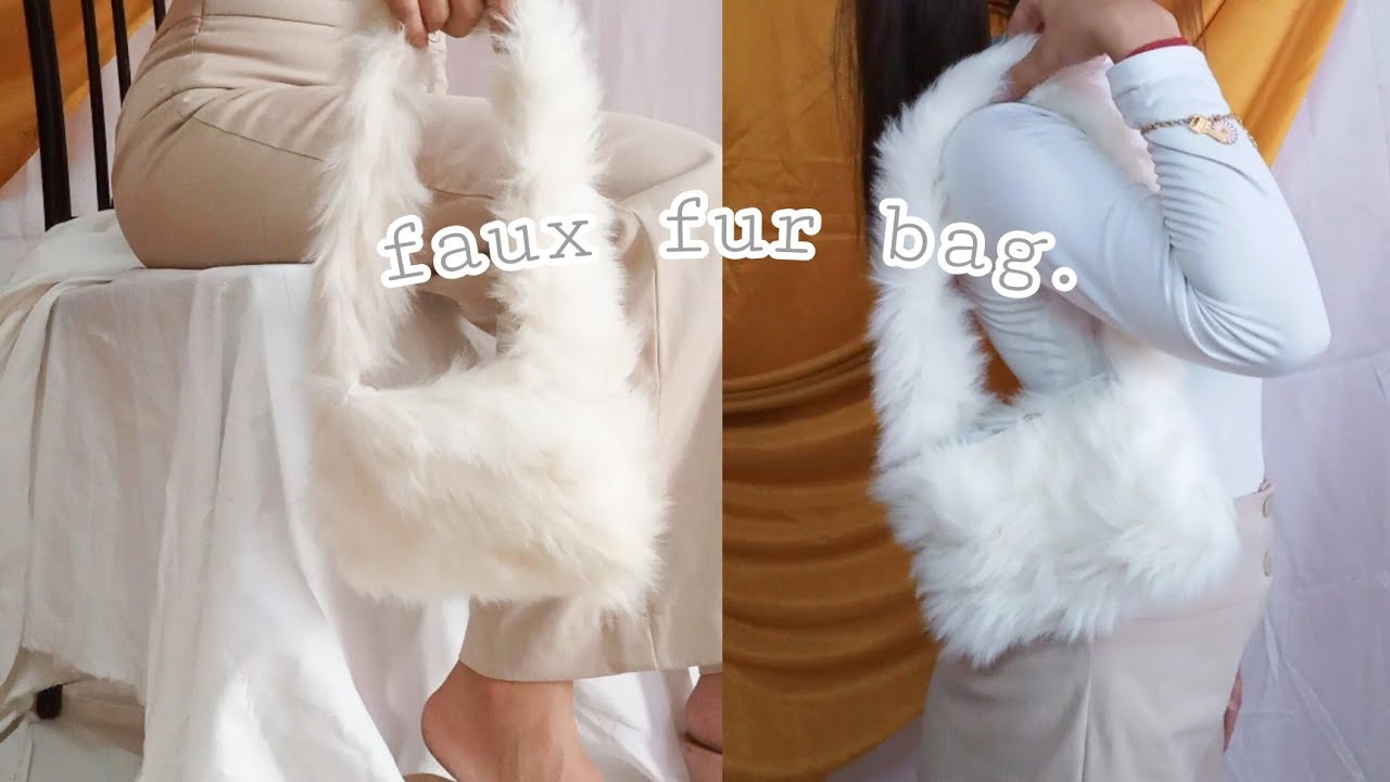 DIY FAUX FUR BAG | HOW TO MAKE FUR BAG | VSCLOSET #howto#tutorial#diy