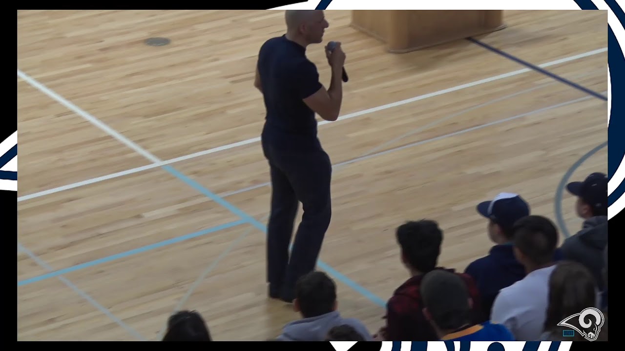 April 17, 2019 Rogers High School hosts Kevin Hines - Suicide Awareness and Prevention