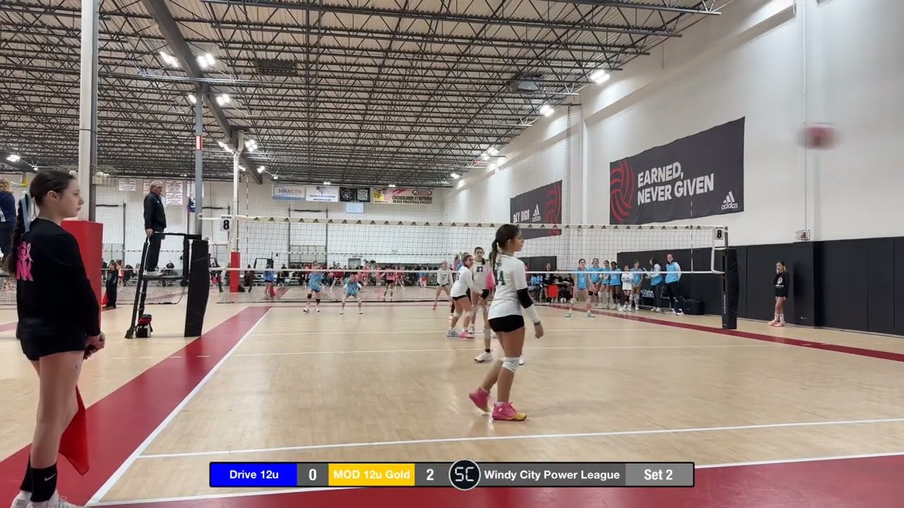 MOD 12u Gold vs Drive 12u Blue on 2/8/2026 @ Sky High Crystal Lake