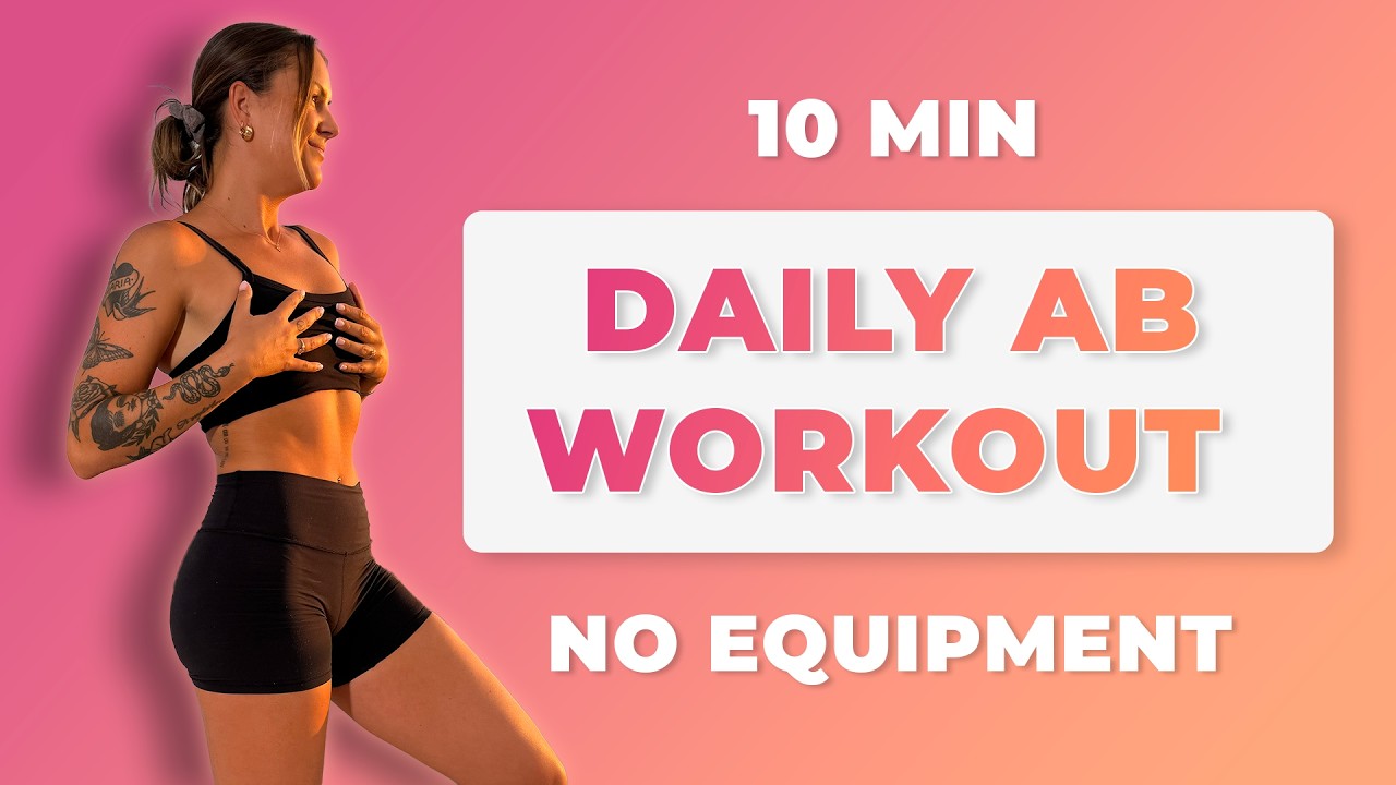 10 Minute Daily Ab Workout // No Equipment // Intense Core Blast