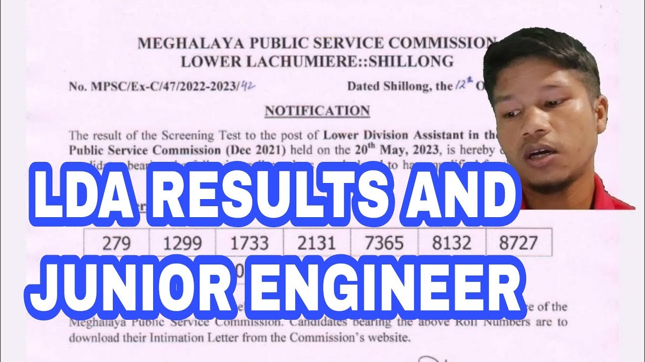 LDA RESULTS MPSC|LOWER DIVISION ASSISTANT AND JUNIOR Engineer