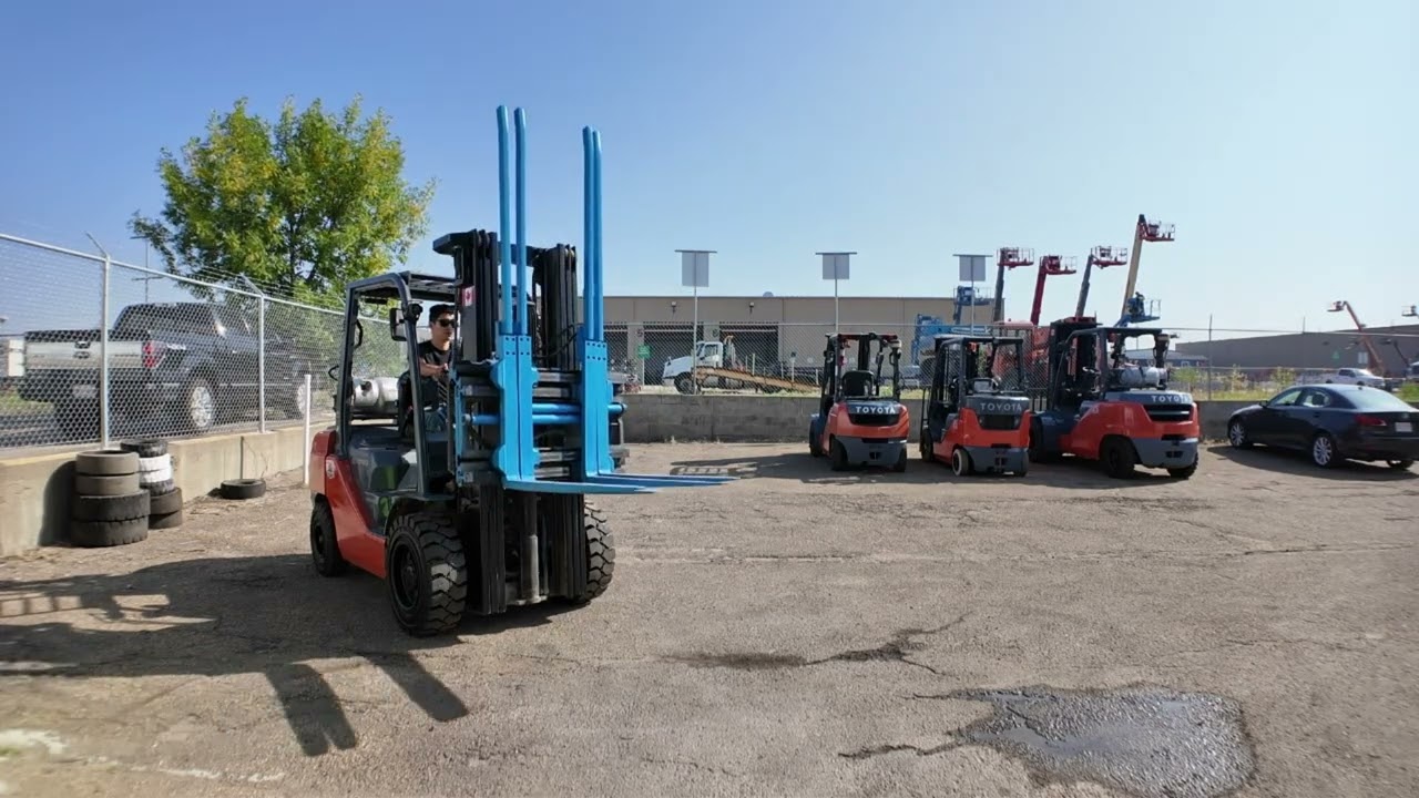 2018 TOYOTA 8FGU30 Forklift | Single Double Attachment | Pollies Forklifts Ltd