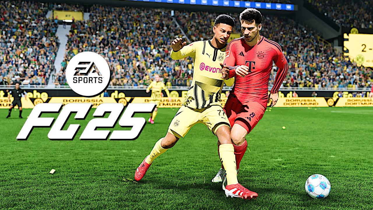 FC 25 - Bayern vs Borussia Dortmund Ft. Bellingam, Tah, Kane | PS5™ [4K60]