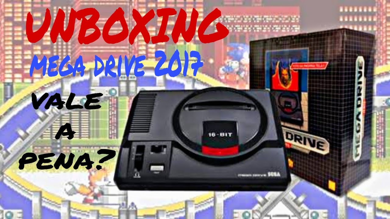 UNBOXING: MEGA DRIVE 2017. Vale a pena?