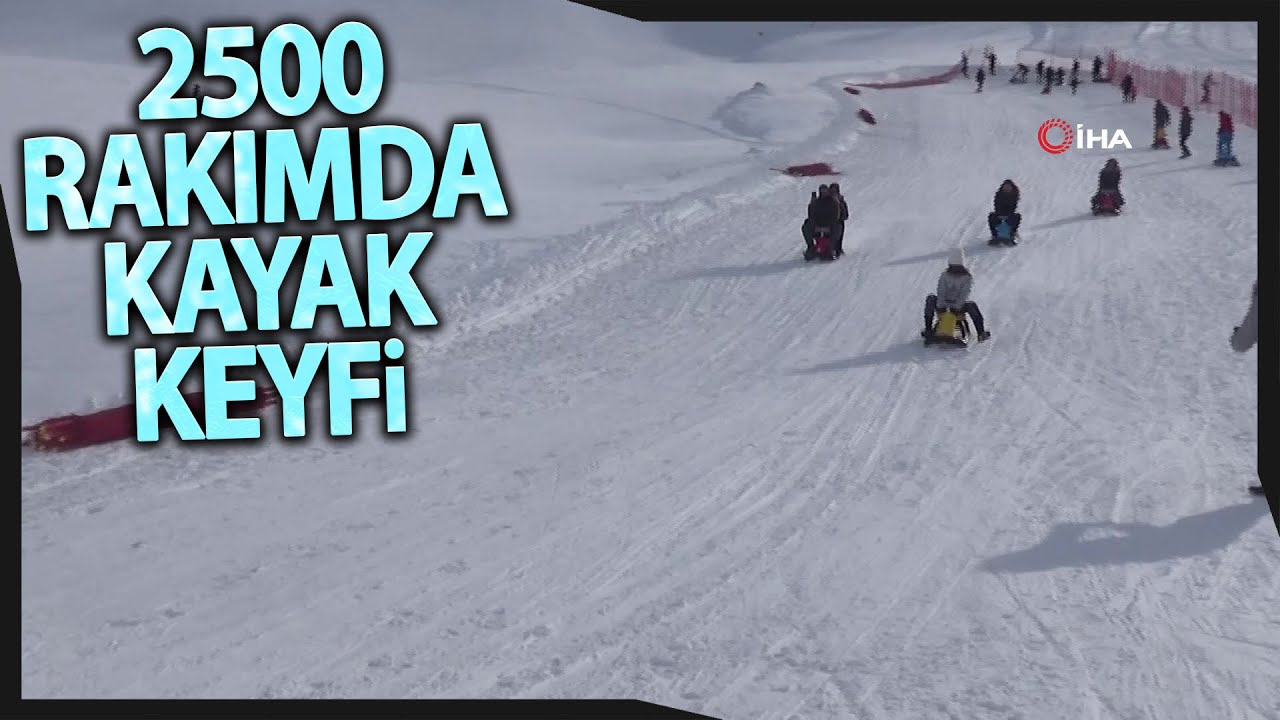 Bingöl’de 2500 Rakımlı Hesarek’te Kayak Keyfi