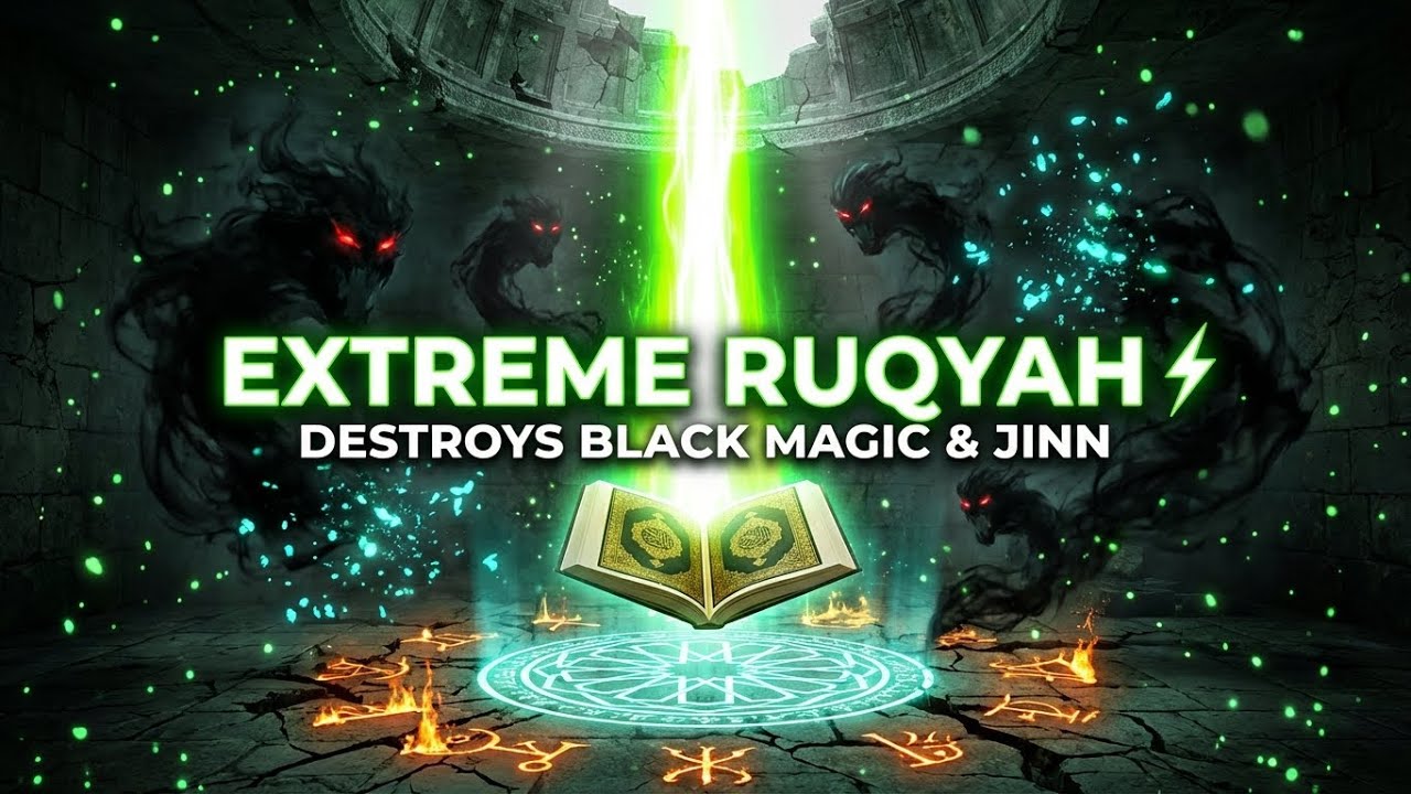 EXTREME RUQYAH ⚡ Destroys Black Magic, Jinn & Sihr in Minutes! (Listen with Tawakkul)