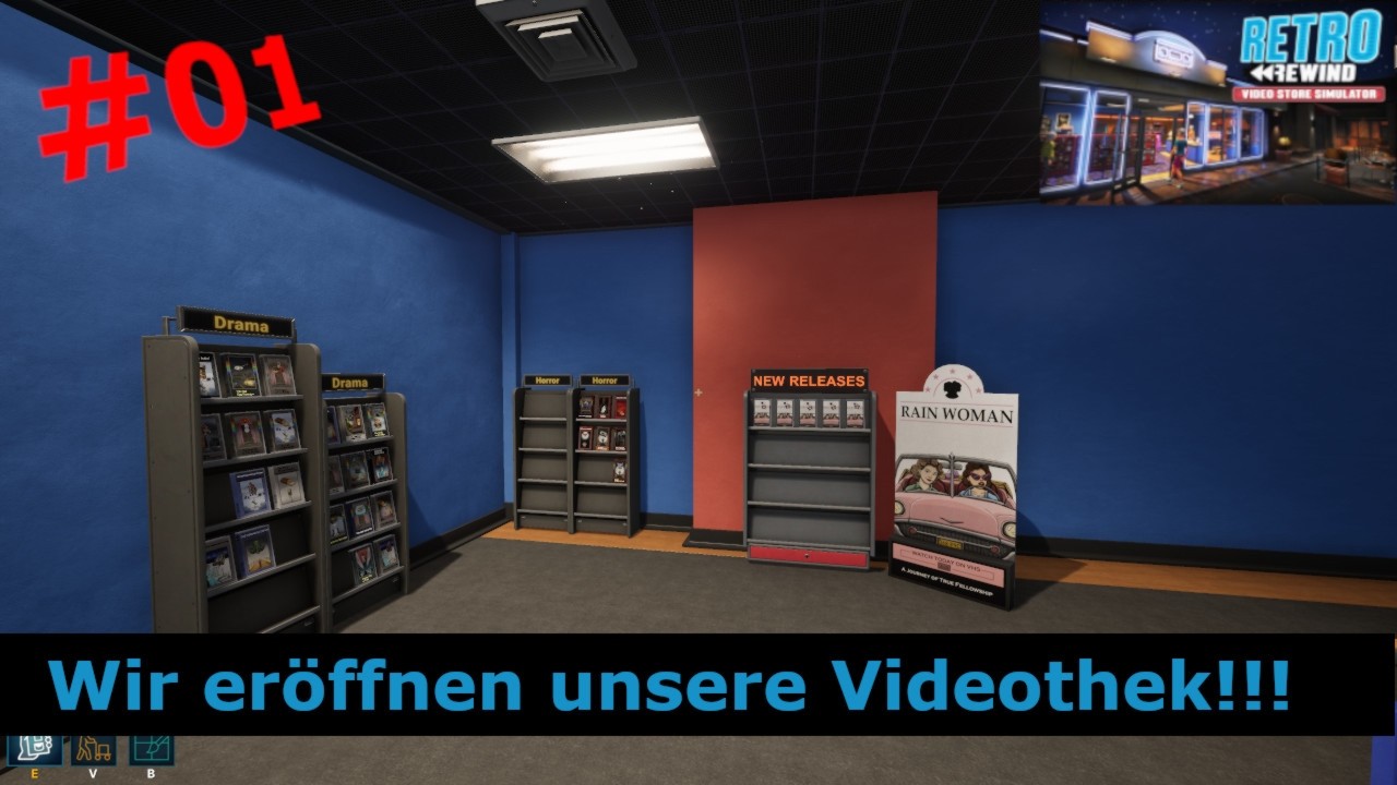 Retro Rewind Video Store Simulator [4K] #01 - Wir eröffnen endlich unsere Videothek!!!