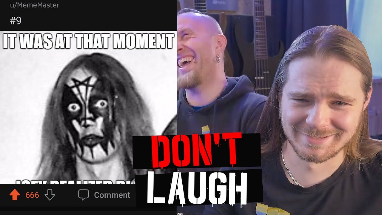 How NOT to do corpse paint | Try NOT to laugh at METAL MEMES challenge