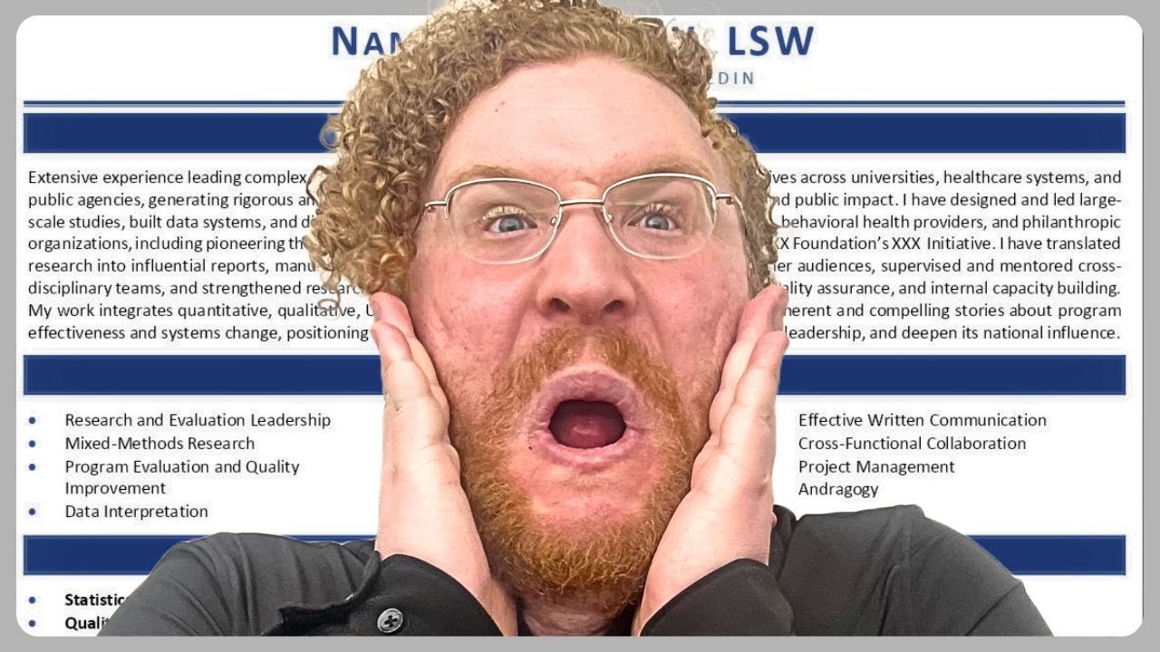 Fake Jobs Coach SCAMS Poor Jobseeker | Recruiter Reviews Resume