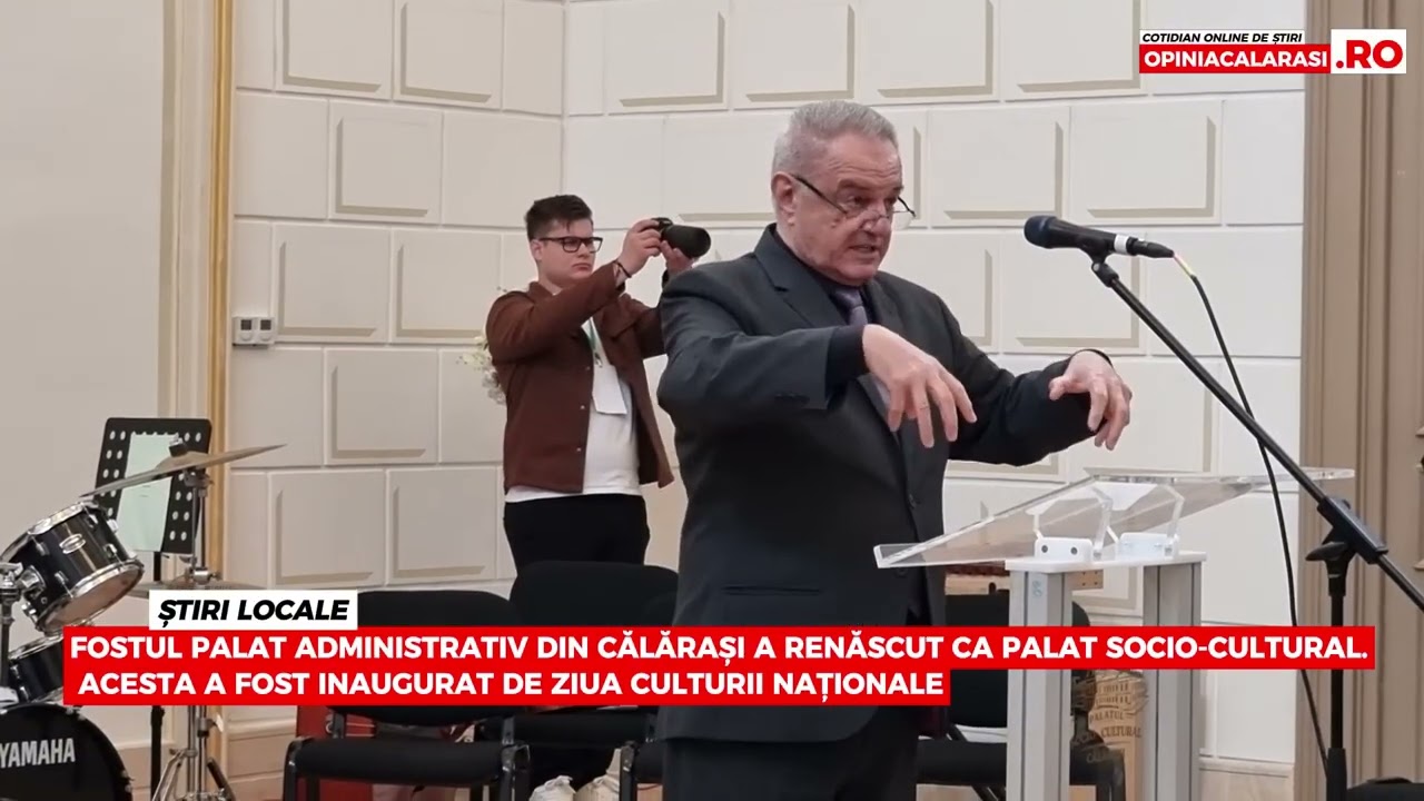 Fostul Palat Administrativ din Călărași a renăscut ca Palat Socio-Cultural