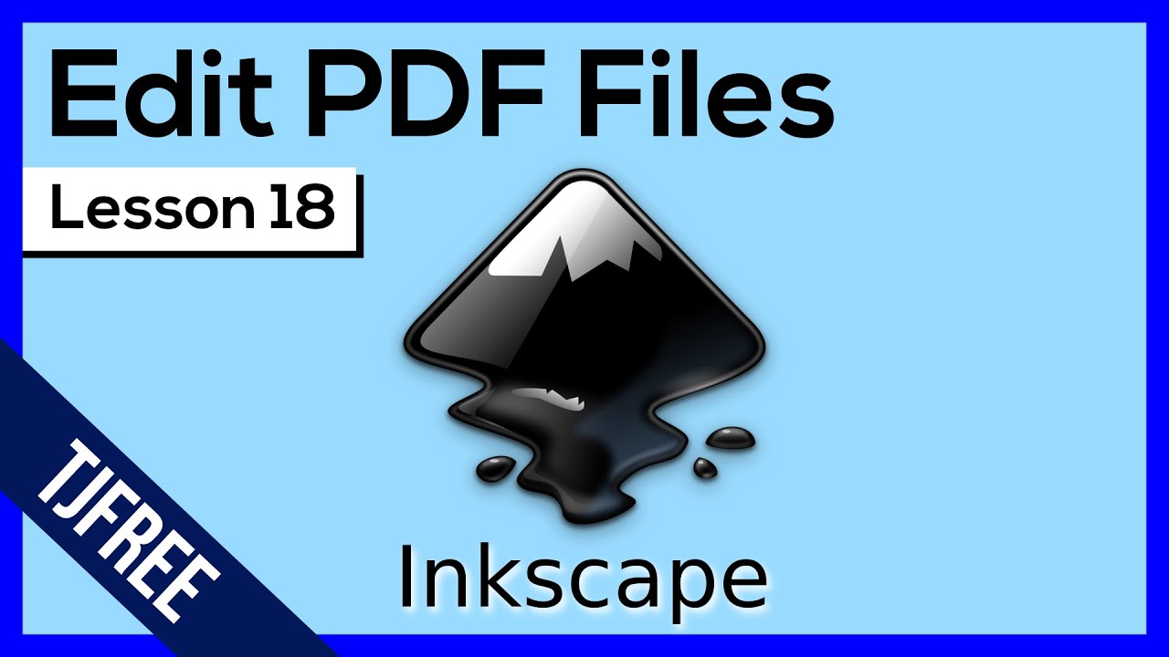 Урок 18 по Inkscape — Импорт и редактирование PDF-файлов