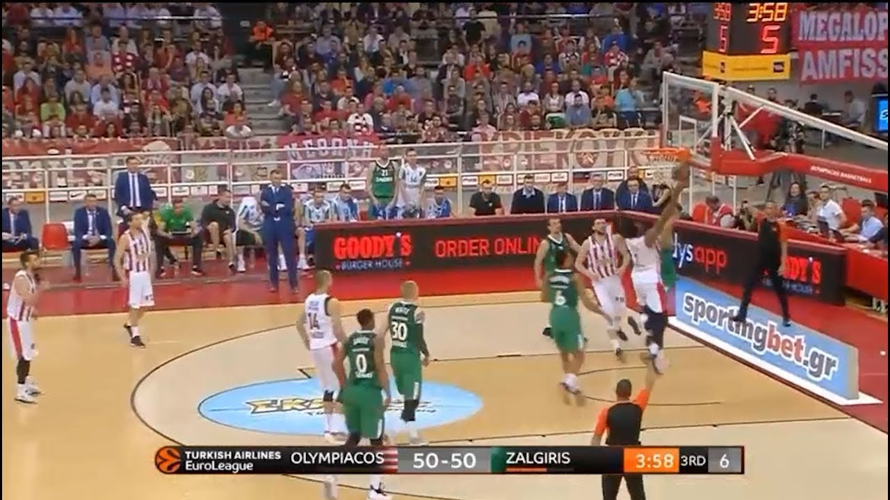 Olympiacos-Zalgiris (79-68): Jamel McLean 21 pts | Eurohoops