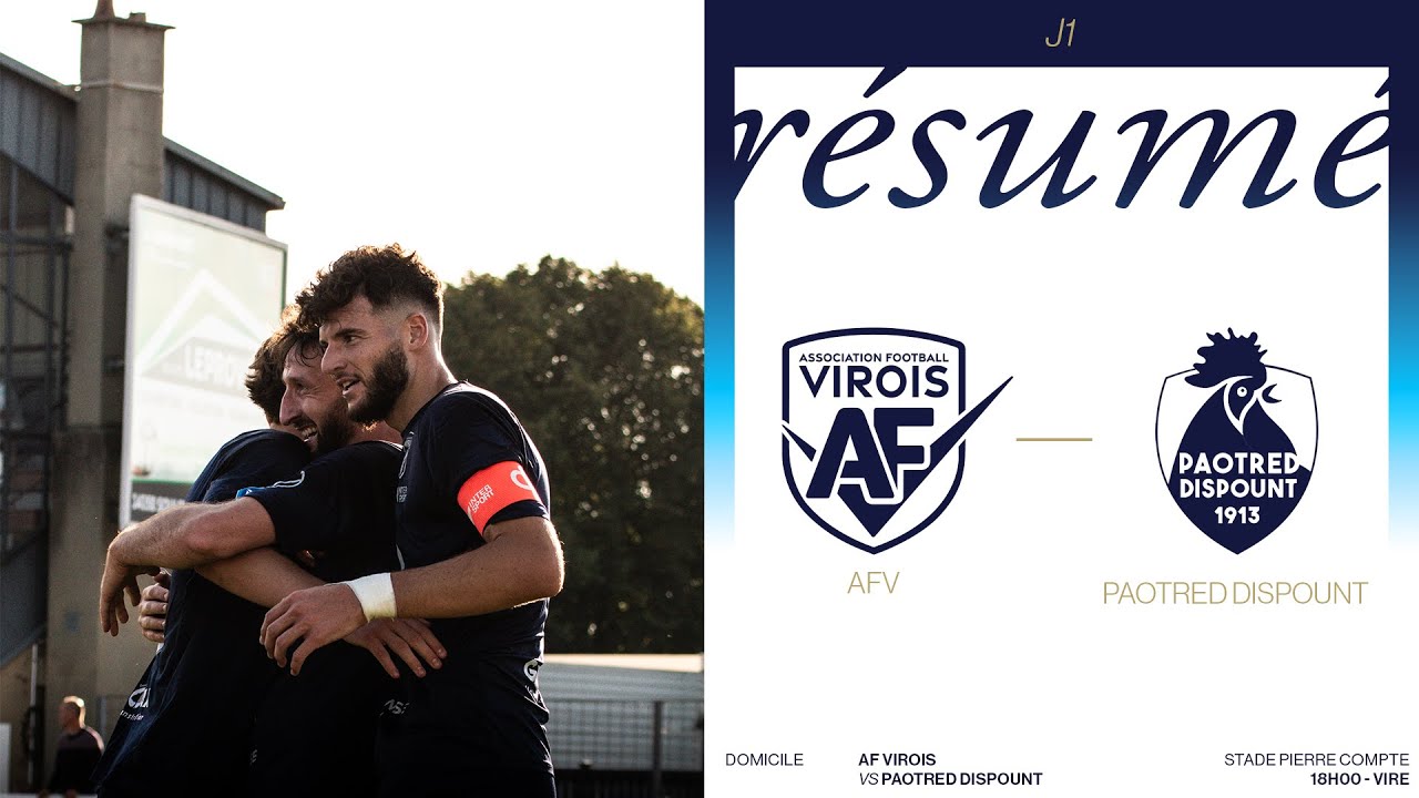 Le résume de AFV - PAOT Dispount : un premier succès à la maison (2-1) 🤩