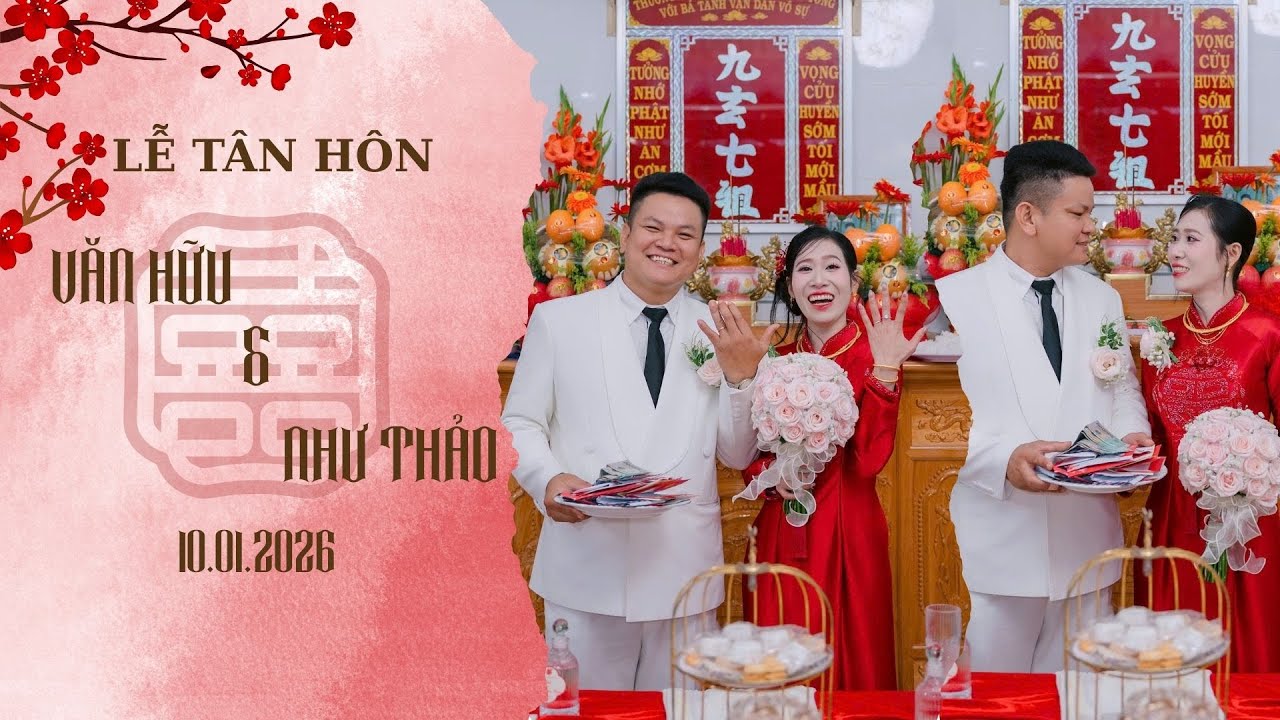 Lễ Tân Hôn | VĂN HỮU & NHƯ THẢO | 10.01.2026 | Phim cưới miền tây | Annam film