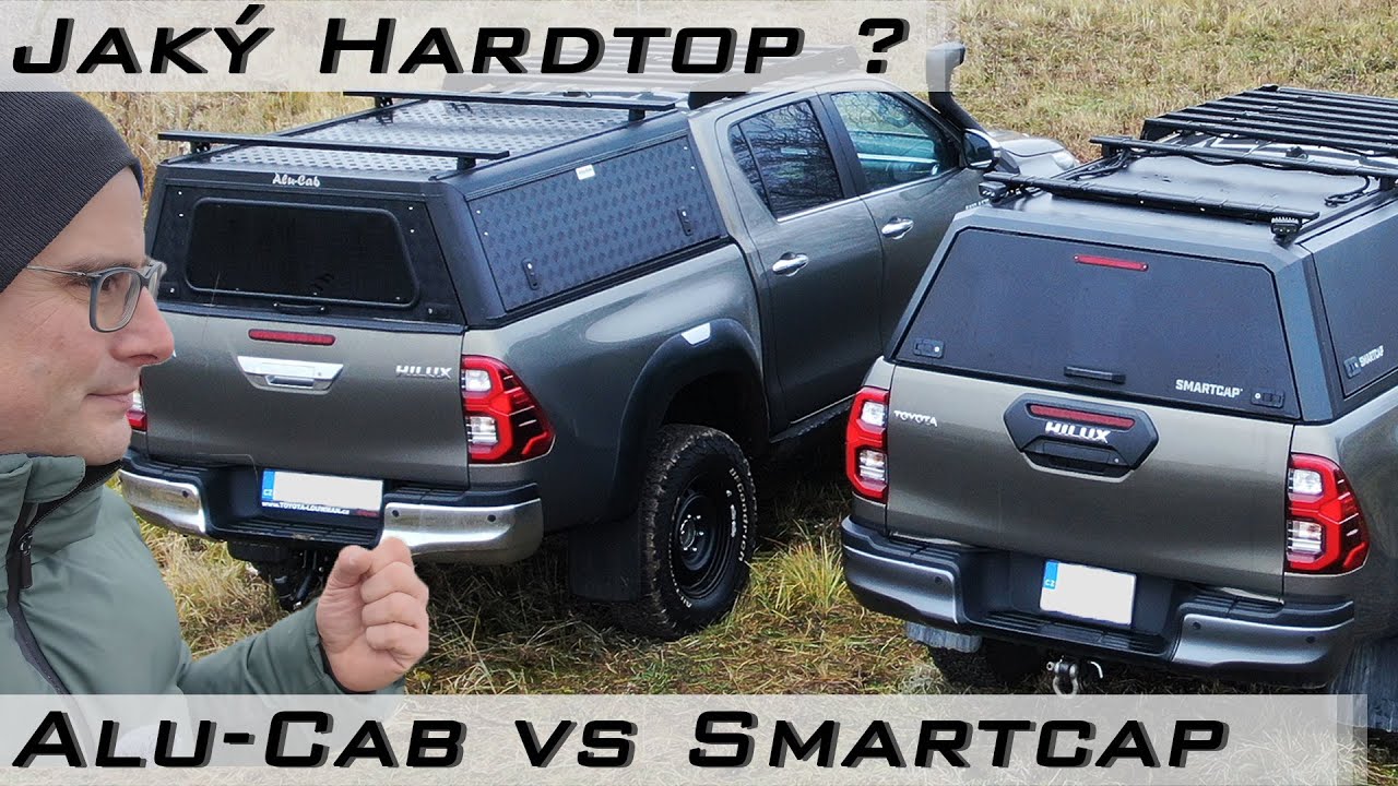 Jaký Hardtop? Srovnání Alucab Countour vs Explorer vs RSI Smartcap EVOd Defender
