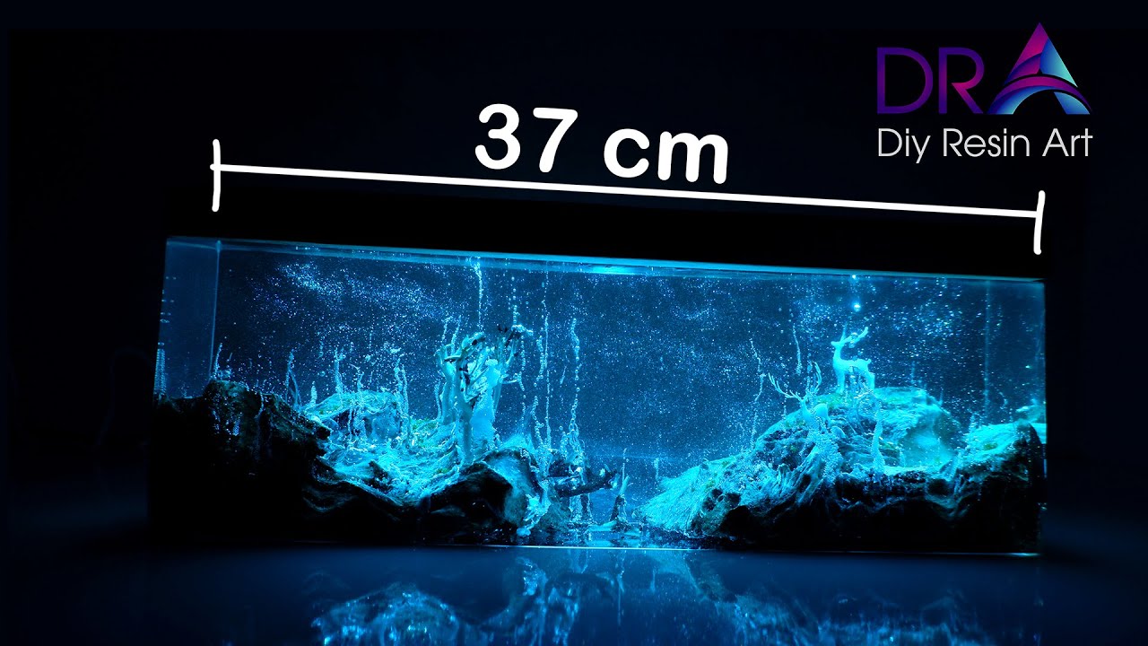 Epoxy Lamp 3,6 kg ! Easy Making Epoxy Resin Lamp With DRA | Diy Resin Art