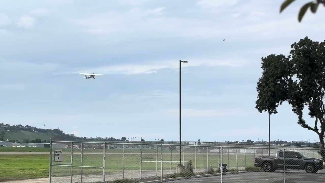 Robinson R44 Helicopter N244RH taking off from Torrance Airport