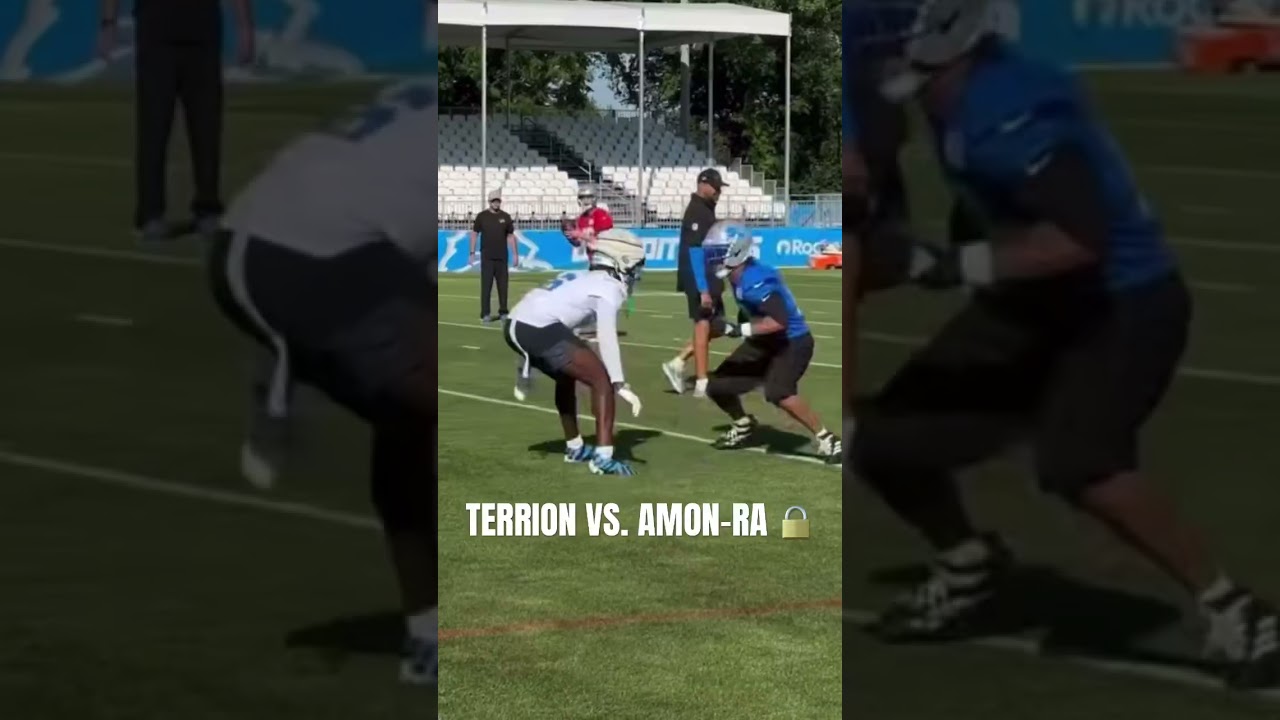 Terrion Arnold LOCKED DOWN Amon-Ra St. Brown 🔒