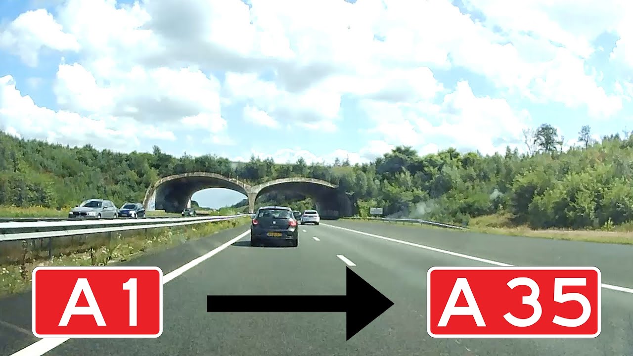 The Netherlands driving from the westside to the eastside! Amsterdam - Twente | A1 | A35 | N18