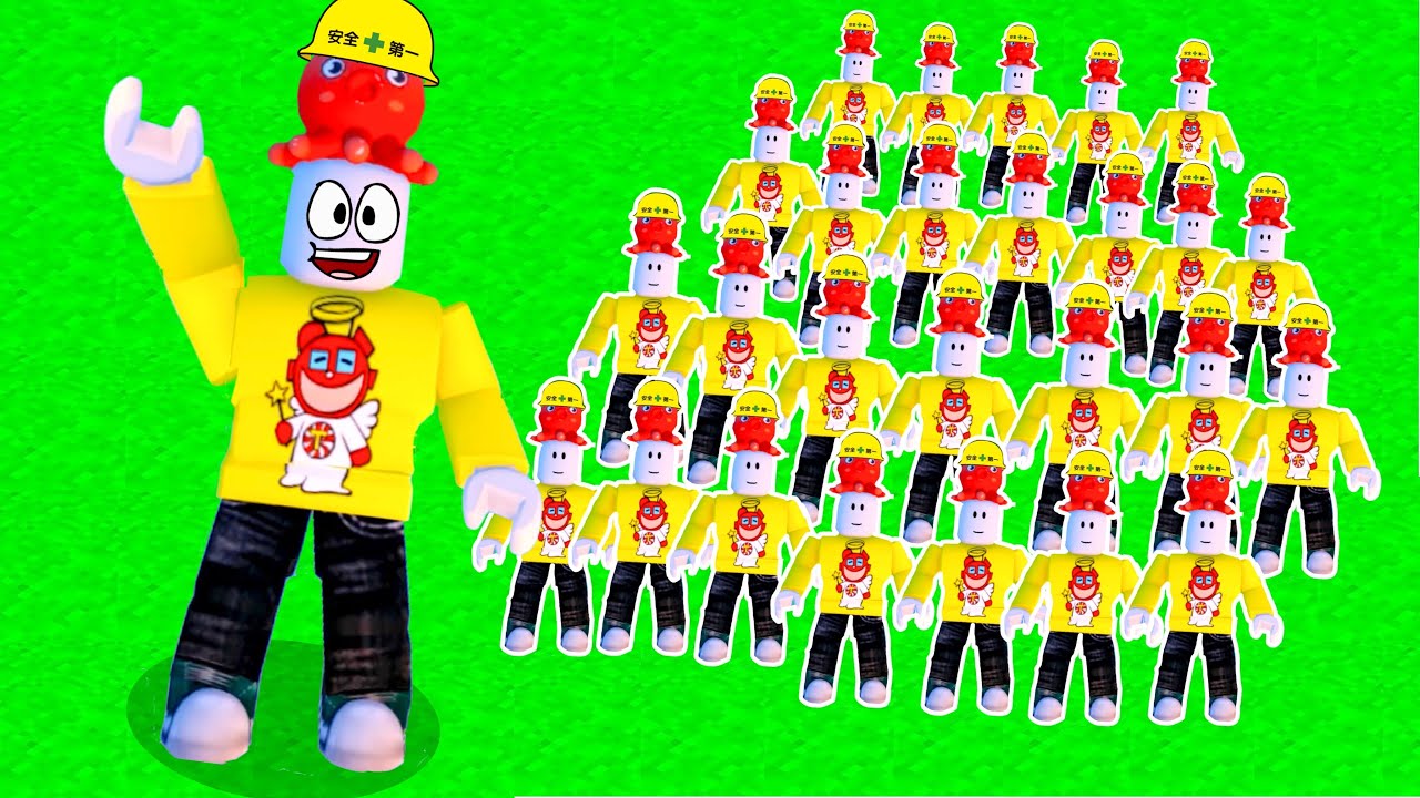 はたらきモノを増やしまくって建築のプロを目指そうロブロックス【 Roblox 】
