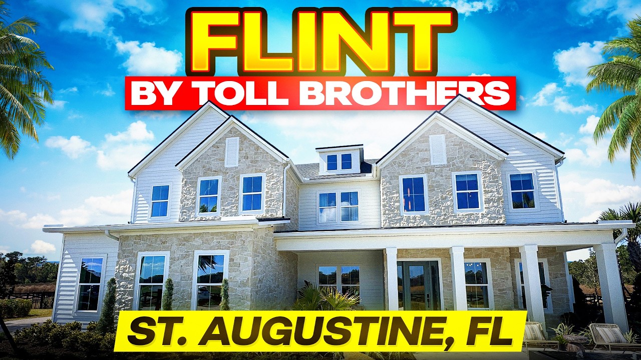 Toll Brothers Flint Model Tour | 1.5 Acre Homes in St  Augustine, FL