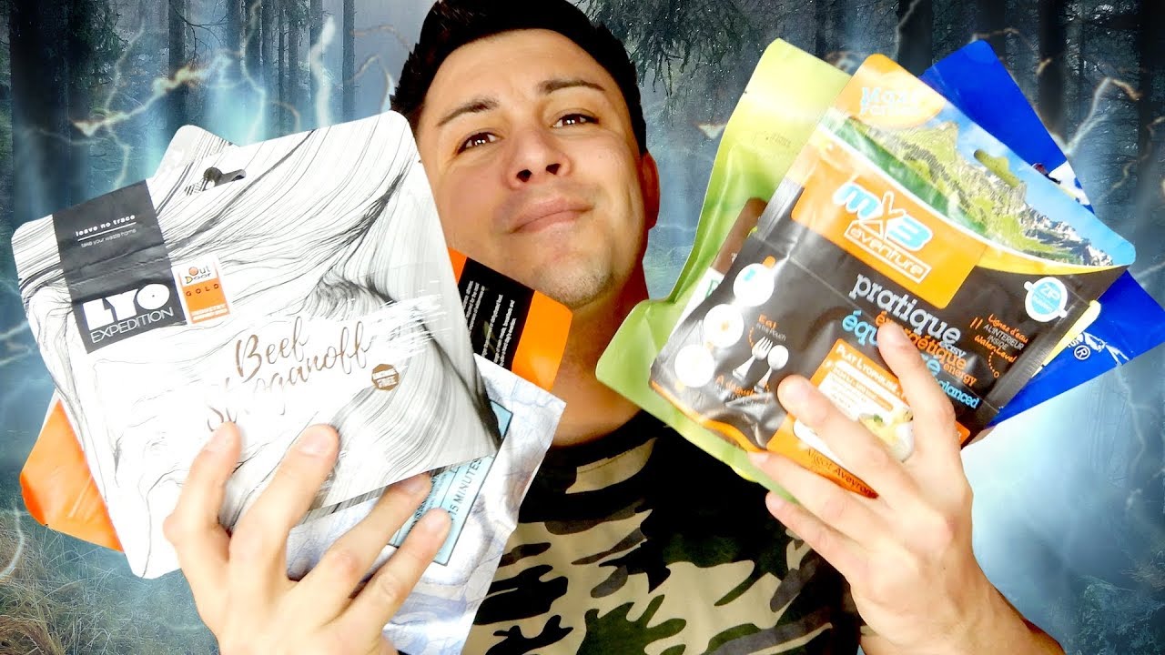 JE TESTE LES MEILLEURS REPAS DE SURVIE !