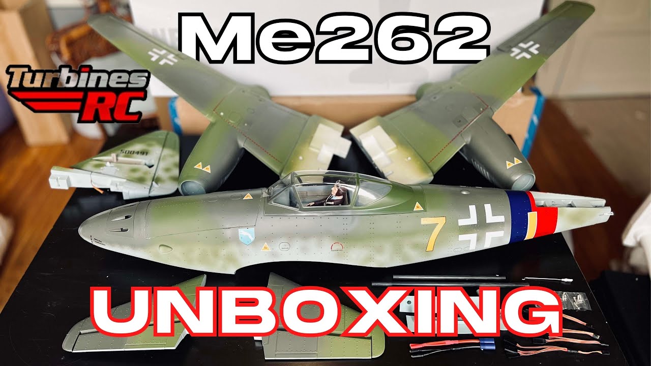 Freewing Me-262 twin 70mm HP RC PLANE • UNBOXING • (English/Français 4K 60fps)