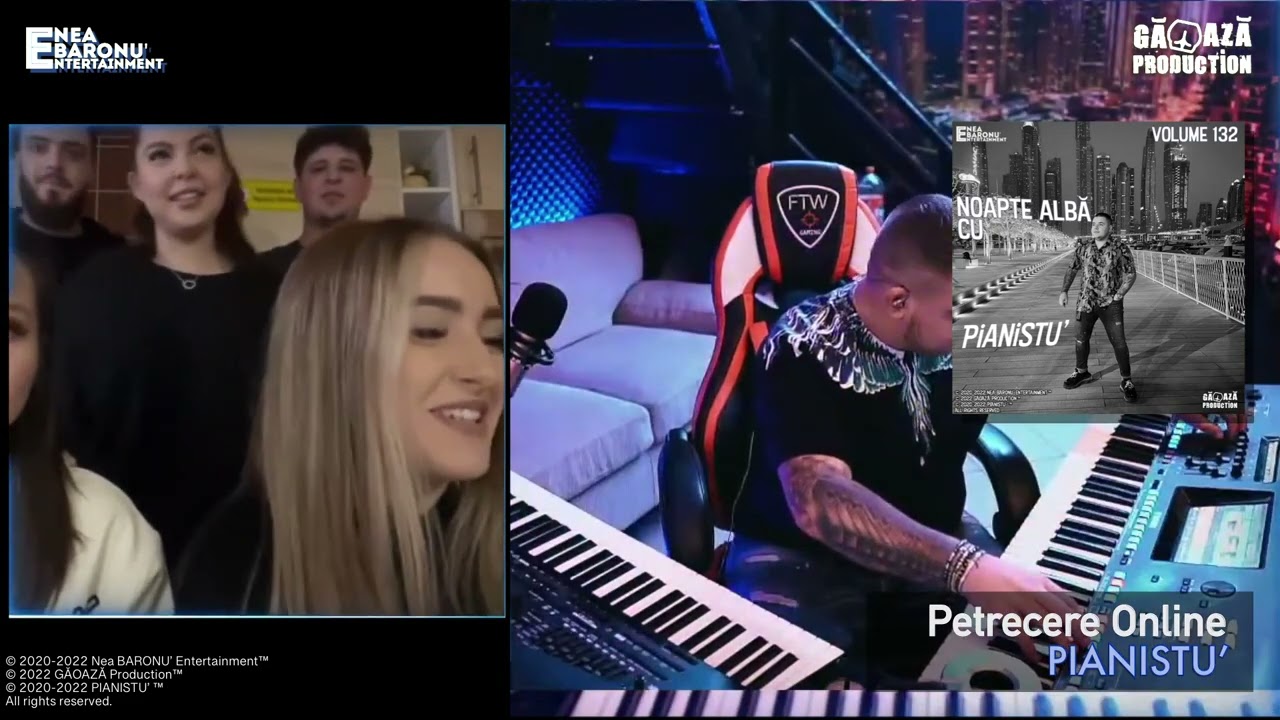 PIANISTU' - Petrecere Online 👉 LIVE @PIANISTU 👈