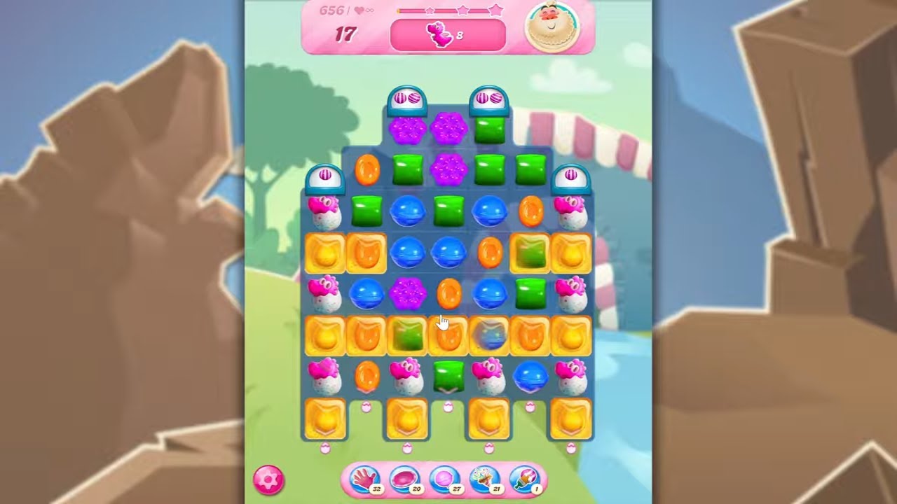 Candy Crush Saga LEVEL 656 NO BOOSTERS (new version)🐟☑️