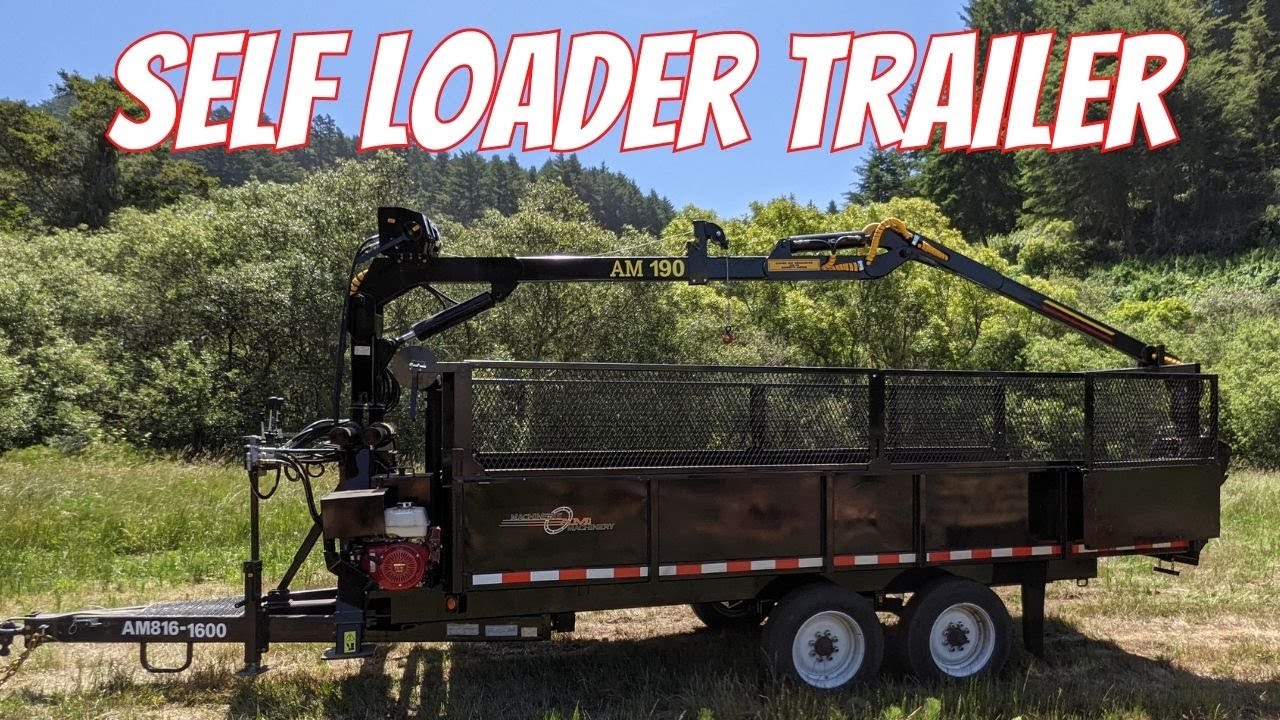 #11 Self Loading Log Dump Trailer For Sourcing Logs and Deliveries