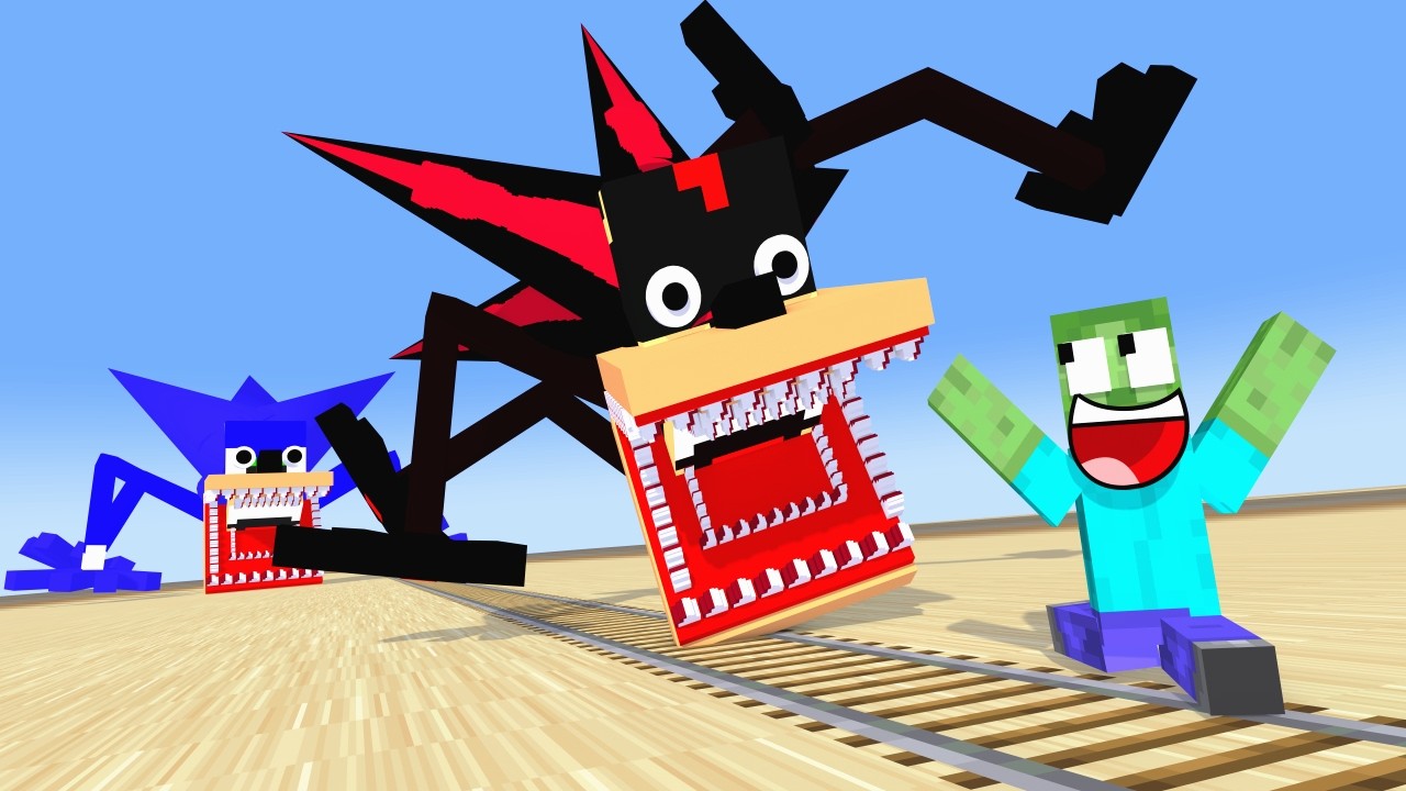 Can Zombie Outrun the Shin Shadow? Don't Look Back! Shin Shadow’s Silly Run