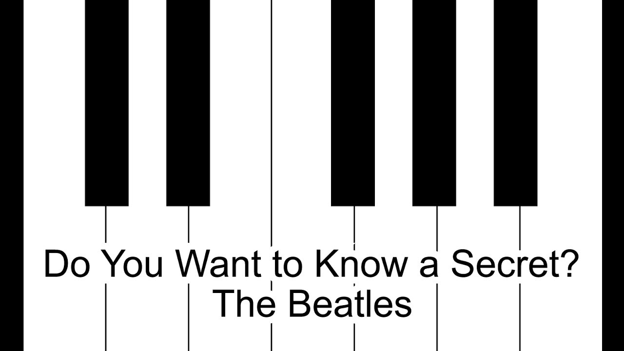 Do You Want To Know a Secret - The Beatles Piano Tutorial