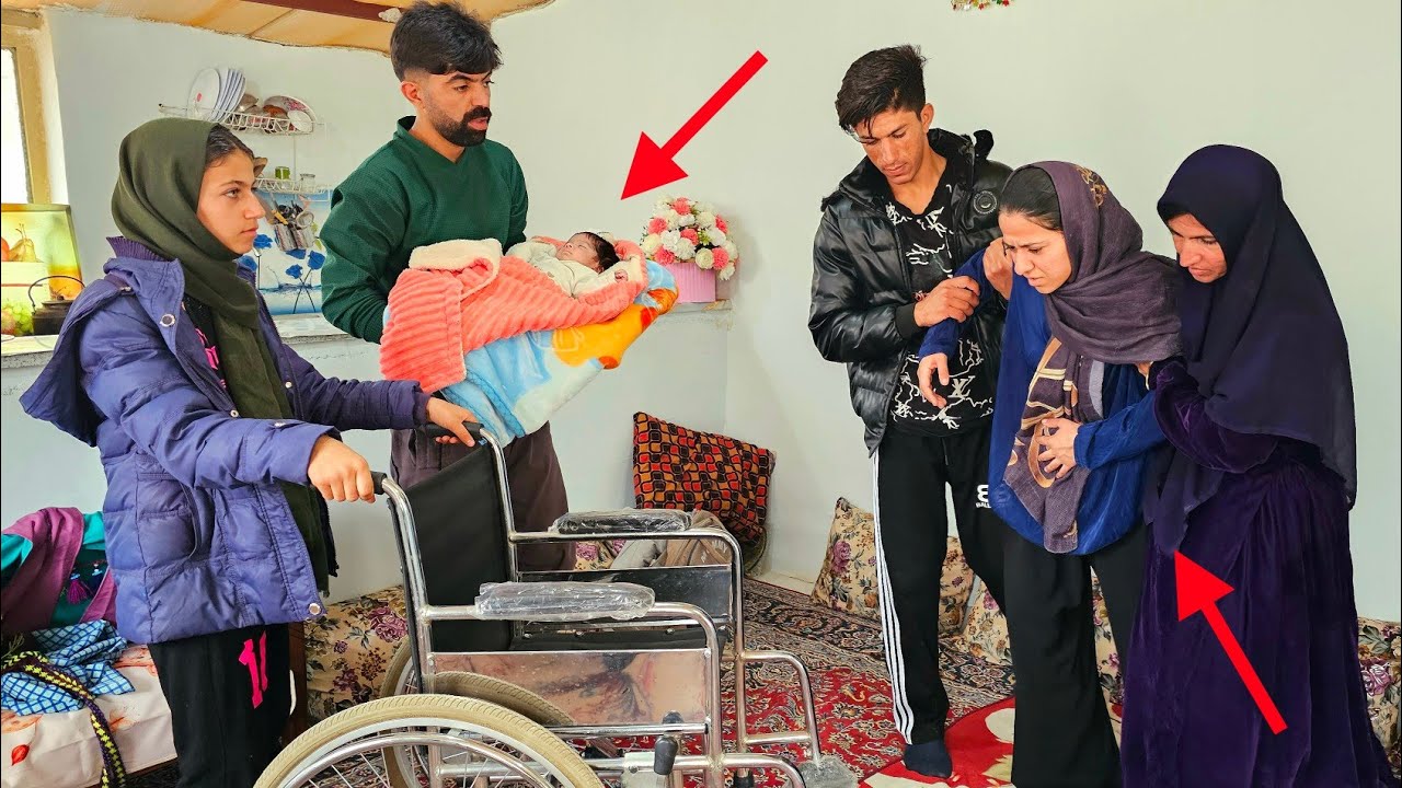 Supporting a Young Mother After a Difficult Birth | A Nomadic Family’s Day on the Farm🏔👶