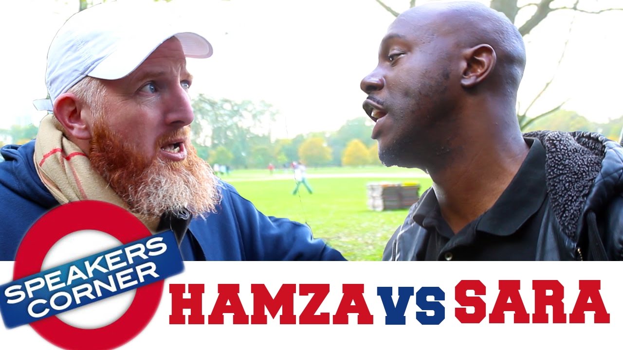 Hamza vs SaRa | Allah Racism & Ancestors | Speakers Corner