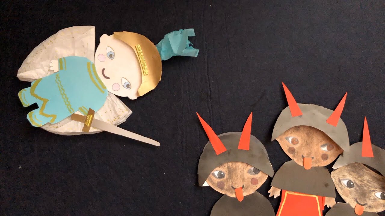 Storia di carta: i Misteri di Campobasso. San Michele (Stop Motion) #storiadicarta