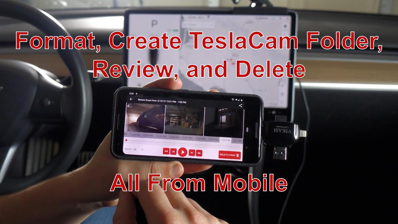 Managing TeslaCam and Sentry Video from Mobile