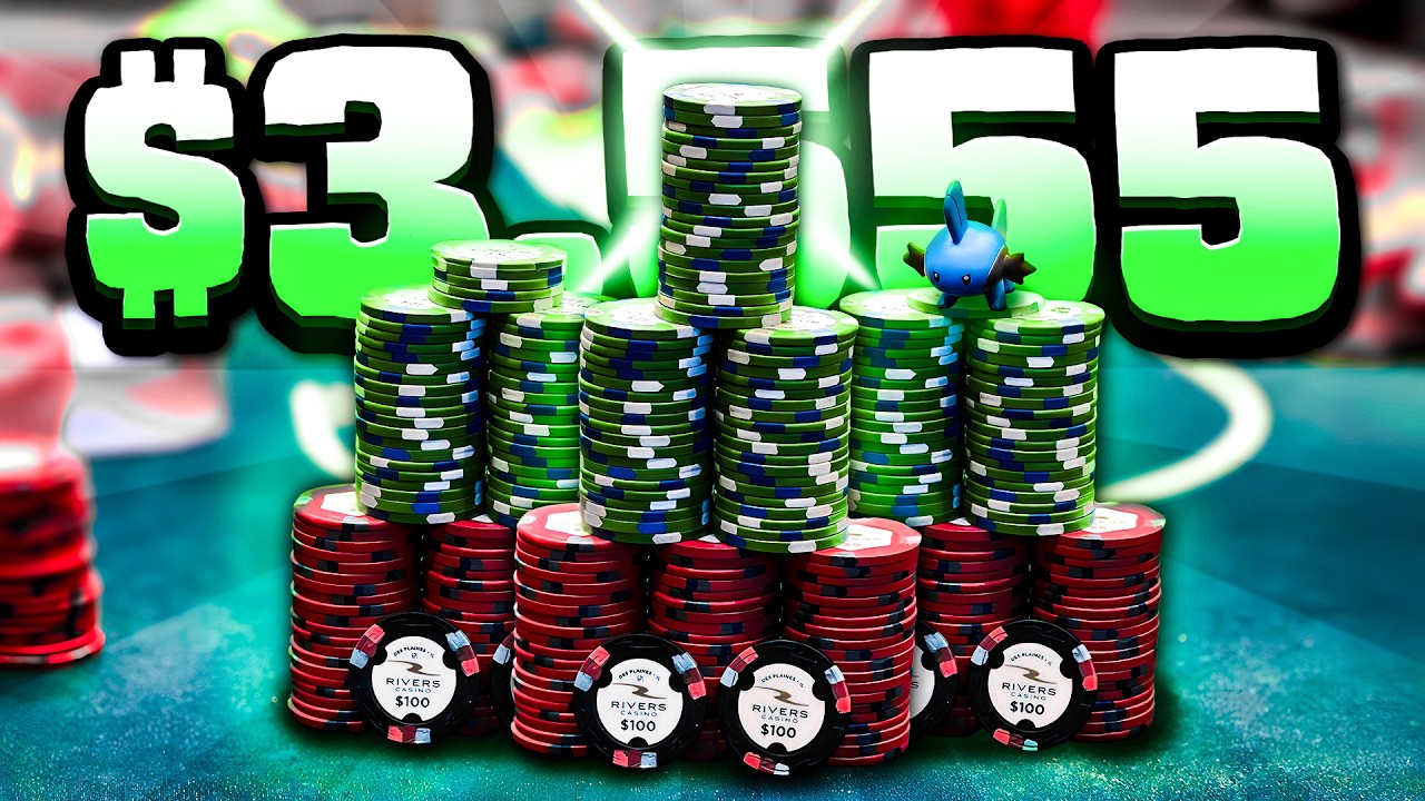 $3,500 POT with ACE KING!! $2/5 Poker at Rivers Casino!