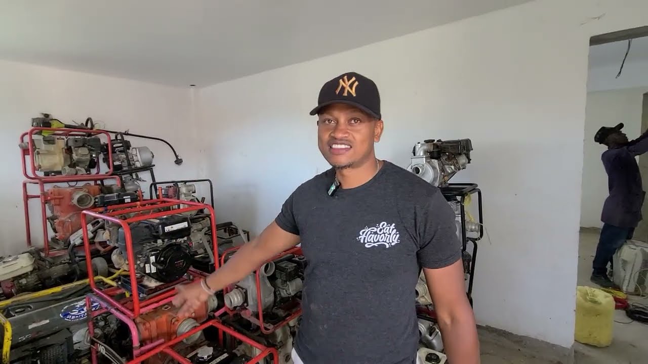 He imports high quality machines from US Harrison Musembi