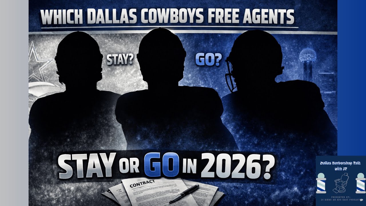 Which Dallas Cowboys Free Agents Stay or Go in 2026 with Special Guest @Chattingwithcheeze
